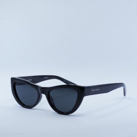 NEW SAINT LAURENT SL676 001 BLACK SUNGLASSES - Picture 3 of 12
